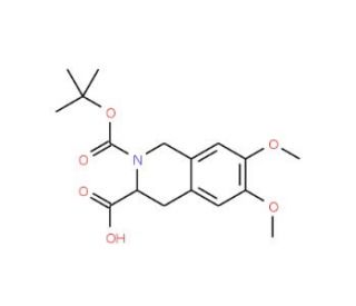 6,7-Dimethoxy-3,4-dihydro-1H-isoquinoline-2,3-dicarboxylic acid 2-tert-butyl ester (CAS 317806-26-1) - chemical structure ima