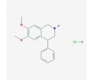 6,7-Dimethoxy-4-phenyl 1,2,3,4-tetrahydroisoquinoline hydrocholoride (CAS 78238-94-5) - chemical structure image