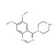 6,7-Dimethoxy-4-piperazin-1-yl-quinazoline (CAS 21584-72-5) - chemical structure image