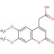 6,7-Dimethoxycoumarin-4-acetic Acid (CAS 88404-26-6) - chemical structure image