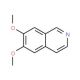 6,7-Dimethoxyisoquinoline (CAS 15248-39-2) - chemical structure image