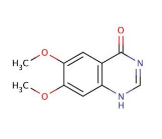 6,7-Dimethoxyquinazoline-4-one (CAS 13794-72-4) - chemical structure image