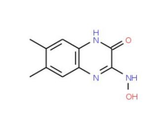 6,7-Dimethyl-1,4-dihydro-2,3-quinoxalinedione2-oxime (CAS 937601-74-6) - chemical structure image