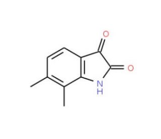6,7-Dimethyl-1H-indole-2,3-dione (CAS 20205-43-0) - chemical structure image