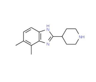 6,7-Dimethyl-2-piperidin-4-yl-1H-benzimidazole - chemical structure image