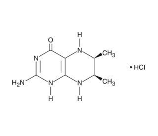 6,7-Dimethyltetrahydropterin hydrochloride (CAS 167423-51-0) - chemical structure image