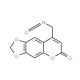 6,7-Methylenedioxy-4-isocyanatomethylcoumarin (CAS 97744-89-3) - chemical structure image