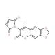 6,7-Methylenedioxy-4-methyl-3-maleimidocoumarin (CAS 97744-90-6) - chemical structure image