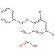 6,8-Dibromo-2-phenyl-quinoline-4-carboxylic acid - chemical structure image