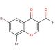 6,8-Dibromo-3-formylchromone (CAS 42059-76-7) - chemical structure image