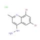 6,8-Dibromo-4-hydrazino-2-methylquinoline hydrochloride (CAS 1170815-62-9) - chemical structure image