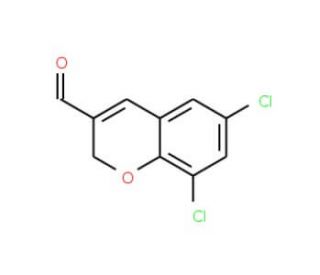 6,8-Dichloro-2H-chromene-3-carbaldehyde (CAS 126350-18-3) - chemical structure image