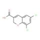 6,8-Dichloro-2H-chromene-3-carboxylic acid (CAS 83823-07-8) - chemical structure image