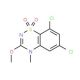 6,8-Dichloro-3-methoxy-4-methyl-4H-1,2,4-benzothiadiazin-1,1-dioxide - chemical structure image