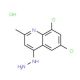6,8-Dichloro-4-hydrazino-2-methylquinoline hydrochloride (CAS 1169957-67-8) - chemical structure image