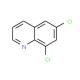 6,8-Dichloroquinoline (CAS 703-66-2) - chemical structure image