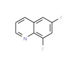 6,8-Difluoroquinoline (CAS 145241-75-4) - chemical structure image