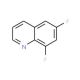 6,8-Difluoroquinoline (CAS 145241-75-4) - chemical structure image