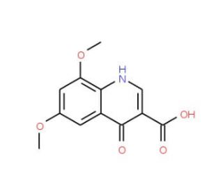 6,8-Dimethoxy-4-oxo-1,4-dihydro-quinoline-3-carboxylic acid - chemical structure image