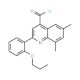 6,8-dimethyl-2-(2-propoxyphenyl)quinoline-4-carbonyl chloride - chemical structure image