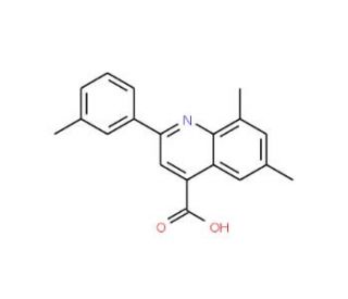 6,8-Dimethyl-2-(3-methylphenyl)quinoline-4-carboxylic acid - chemical structure image