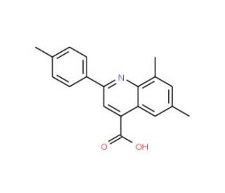 6,8-Dimethyl-2-(4-methylphenyl)quinoline-4-carboxylic acid - chemical structure image