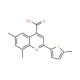 6,8-Dimethyl-2-(5-methylthien-2-yl)quinoline-4-carboxylic acid - chemical structure image
