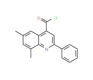 6,8-dimethyl-2-phenylquinoline-4-carbonyl chloride - chemical structure image