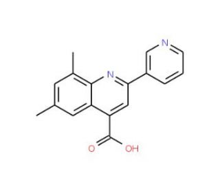 6,8-Dimethyl-2-pyridin-3-ylquinoline-4-carboxylic acid - chemical structure image