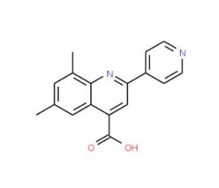 6,8-Dimethyl-2-pyridin-4-ylquinoline-4-carboxylic acid - chemical structure image