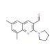 6,8-Dimethyl-2-pyrrolidin-1-yl-quinoline-3-carbaldehyde (CAS 436088-26-5) - chemical structure image