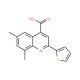 6,8-Dimethyl-2-thien-2-ylquinoline-4-carboxylic acid - chemical structure image