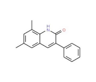 6,8-Dimethyl-3-phenyl-2-quinolinol (CAS 1031928-29-6) - chemical structure image