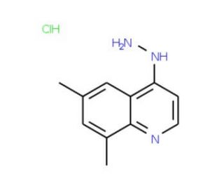 6,8-Dimethyl-4-hydrazinoquinoline hydrochloride (CAS 1171906-42-5) - chemical structure image