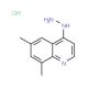6,8-Dimethyl-4-hydrazinoquinoline hydrochloride (CAS 1171906-42-5) - chemical structure image