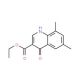 6,8-Dimethyl-4-hydroxyquinoline-3-carboxylic acid ethyl ester (CAS 77156-77-5) - chemical structure image