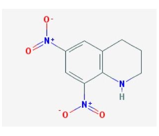 6,8-dinitro-1,2,3,4-tetrahydroquinoline (CAS 40484-56-8) - chemical structure image