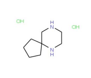 6,9-Diaza-spiro[4.5]decane dihydrochloride (CAS 145122-55-0) - chemical structure image
