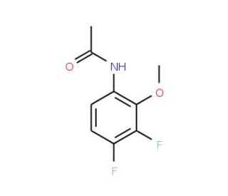 6-Acetamido-2,3-difluoroanisole (CAS 1065073-93-9) - chemical structure image