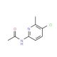 6-Acetamido-3-chloro-2-picoline (CAS 160115-16-2) - chemical structure image