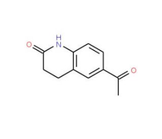 6-acetyl-1,2,3,4-tetrahydroquinolin-2-one (CAS 62245-12-9) - chemical structure image