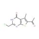 6-acetyl-2-(chloromethyl)-5-methylthieno[2,3-d]pyrimidin-4(3H)-one - chemical structure image
