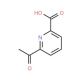 6-Acetylpicolinic acid (CAS 122637-39-2) - chemical structure image