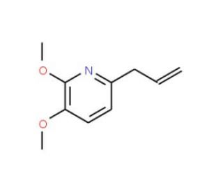 6-Allyl-2,3-dimethoxypyridine - chemical structure image