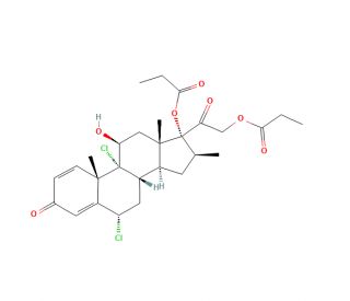 6&alpha;-Chlorobeclomethasone Dipropionate (CAS 887130-68-9) - chemical structure image