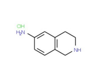 6-Amino-1,2,3,4-tetrahydro-isoquinolin hydrochloride (CAS 175871-42-8) - chemical structure image