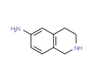 6-Amino-1,2,3,4-tetrahydroisoquinoline (CAS 72299-67-3) - chemical structure image