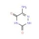 6-Amino-1,2,4-triazine-3,5(2H,4H)-dione (CAS 18802-38-5) - chemical structure image