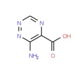 6-Amino-[1,2,4]triazine-5-carboxylic acid (CAS 412278-71-8) - chemical structure image