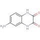 6-amino-1,4-dihydroquinoxaline-2,3-dione (CAS 6973-93-9) - chemical structure image